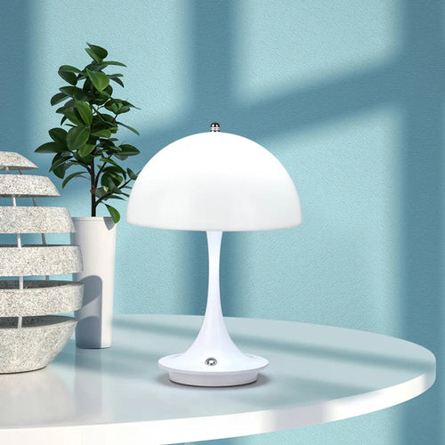 Cordless Touch Control LED Bedside Lamp – Premium Aluminum Design with Dimming, USB Rechargeable, Wireless Convenience 0