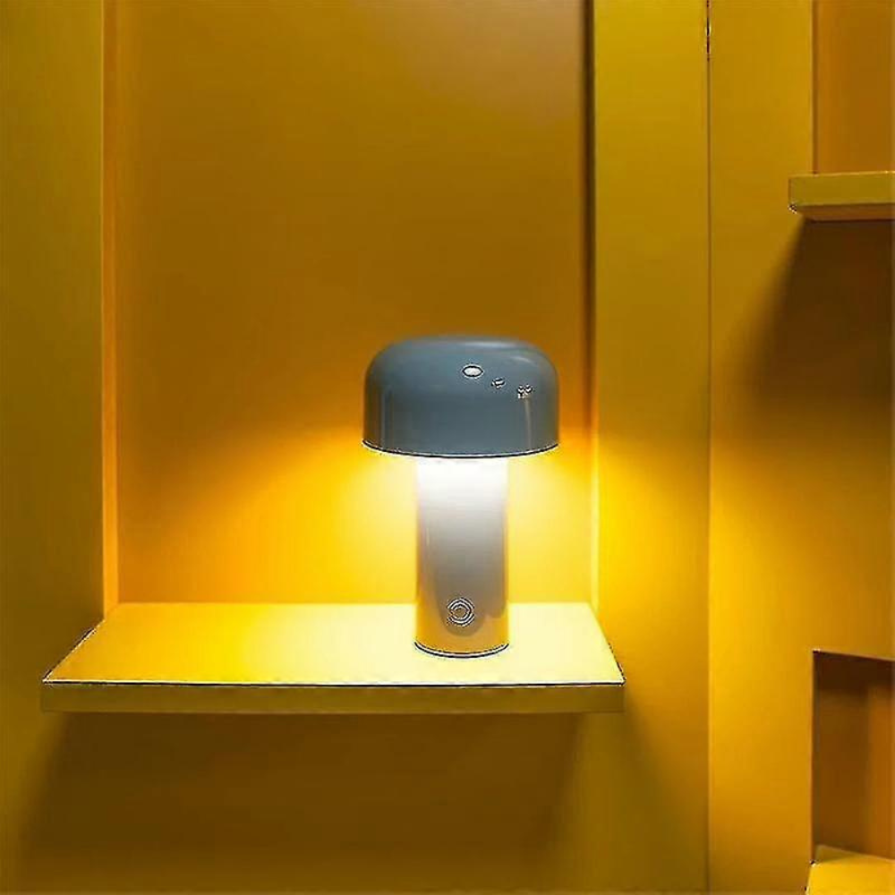 Portable Cordless Table Lamp with Whimsical Mushroom Design – Rechargeable Battery Operated Bedside Lamp for Cozy Spaces 3