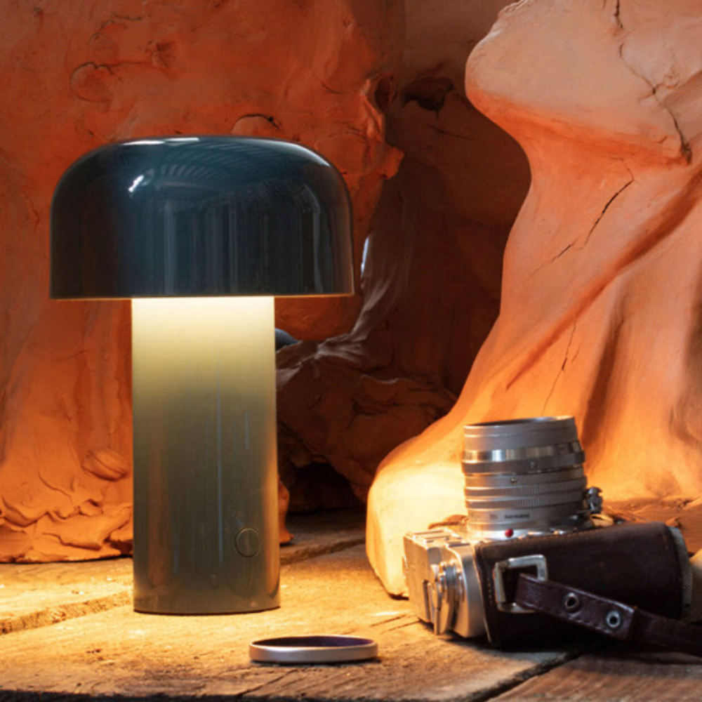 Portable Cordless Table Lamp with Whimsical Mushroom Design – Rechargeable Battery Operated Bedside Lamp for Cozy Spaces 4