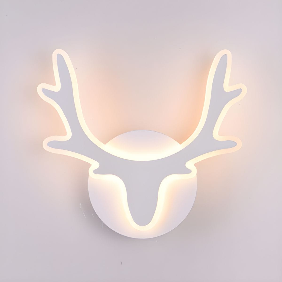 Wall Clock LED 3D Display Dimmable USB Powered Plastic 09